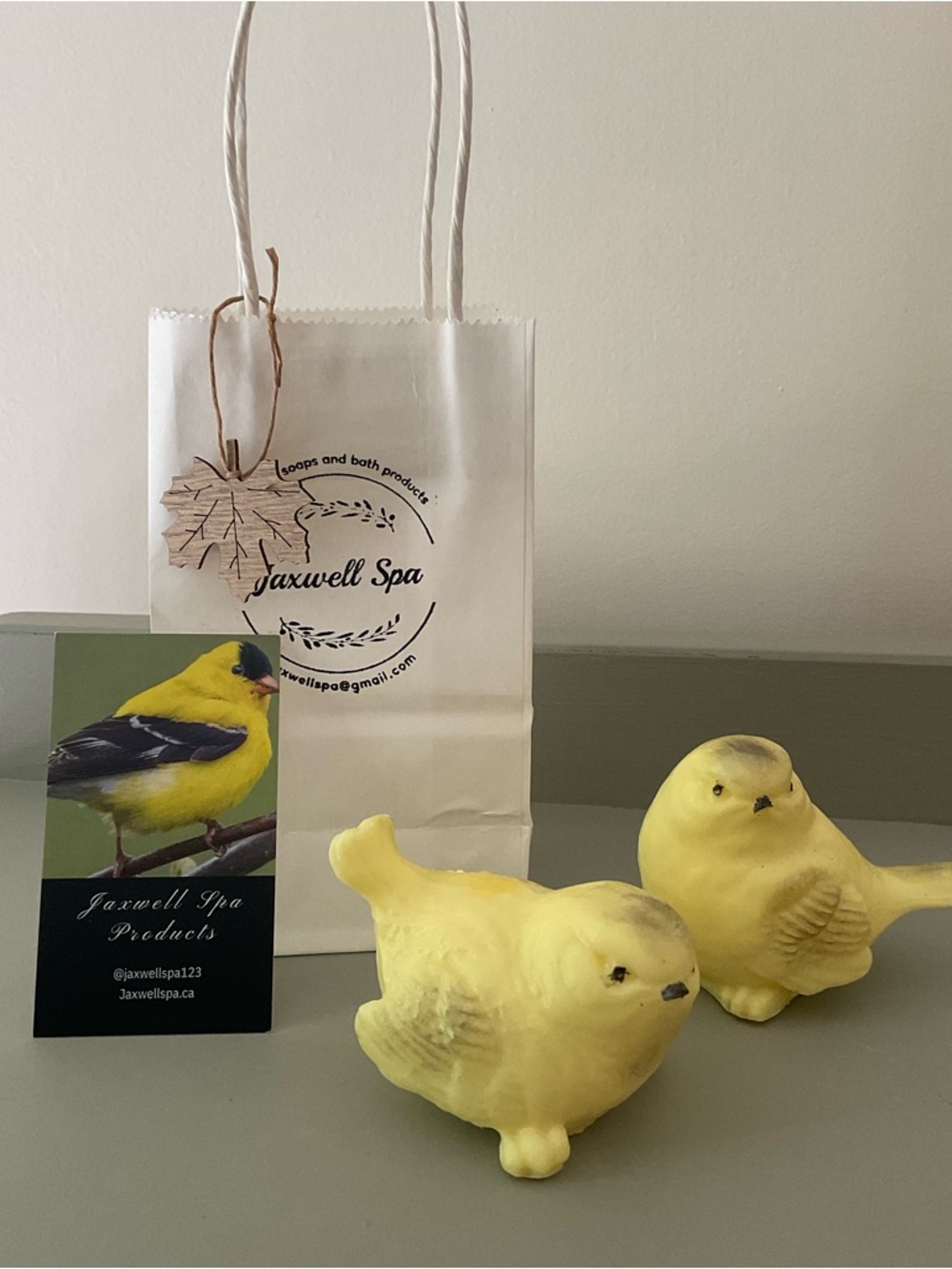 Northern Ontario Nature Series soaps - Yellow finch
